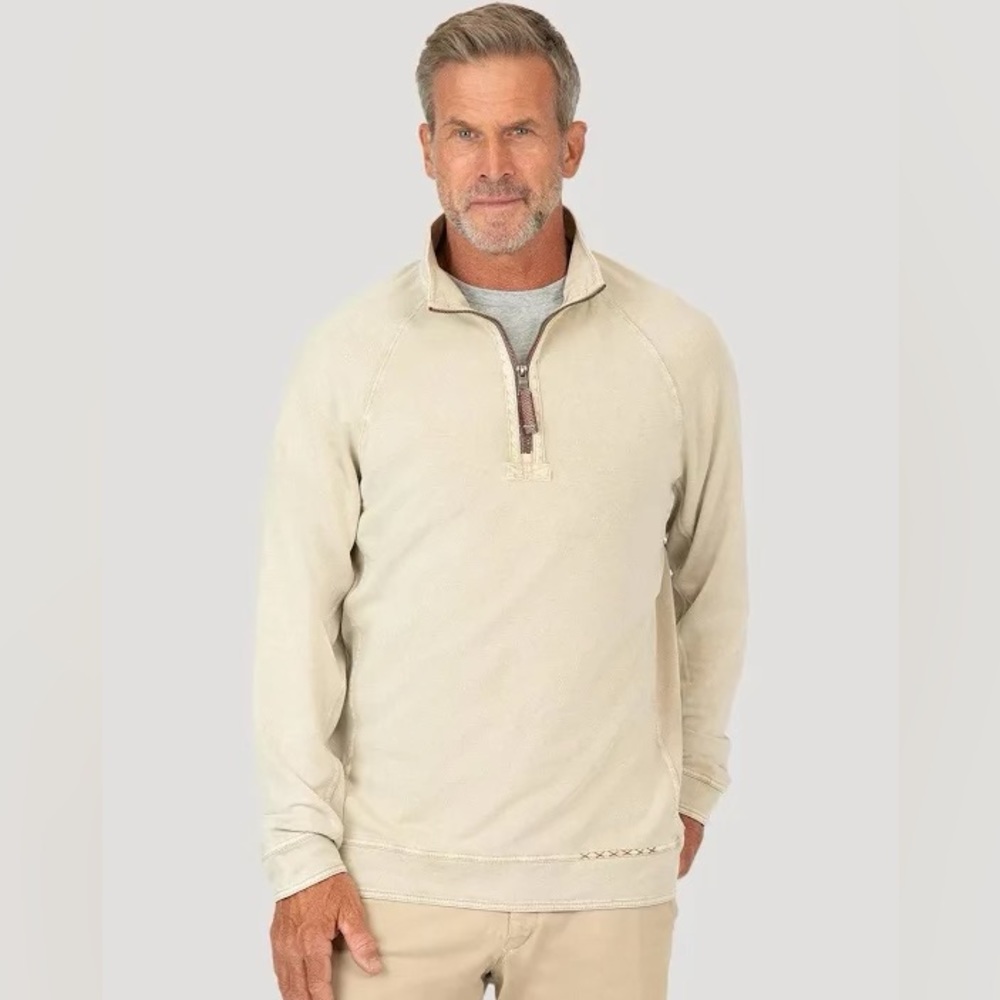 NWT True Grit Men’s Cashmere Quarter Zip